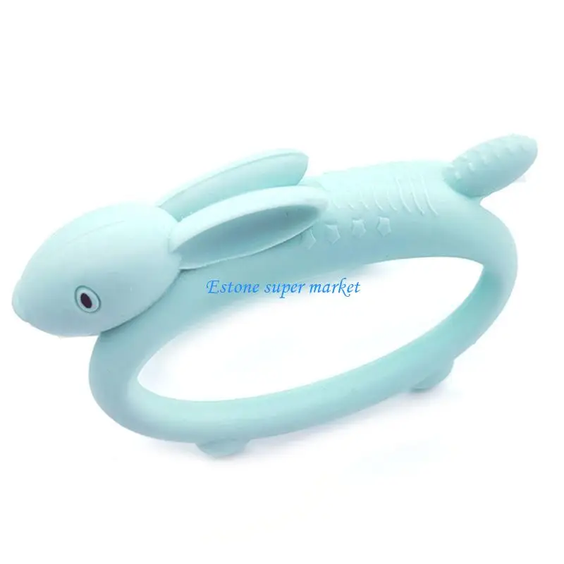

090B Baby Chew Teethers Hand Pacifier Teether for Breast Feeding Babies, Car for Seat Toy for New Born Infant Safety Che