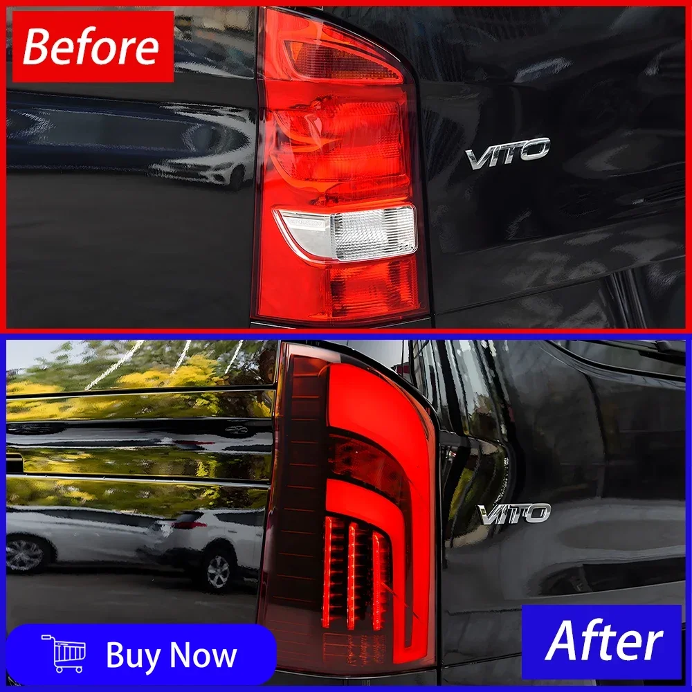 

For Benz Vito W447 2016-2023 Year Upgrade LED Tool High Quality Highlight Car Taillight Car Turn Signal Assembly Accessories