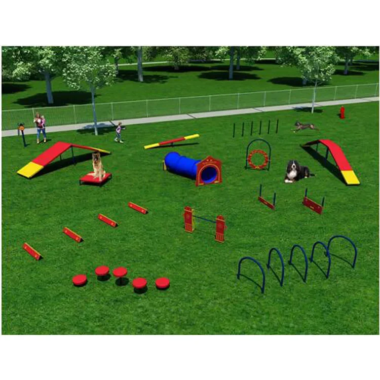 

Outside Dog Park Customized Equipment Puppy Play Park Agility Training Equipment China