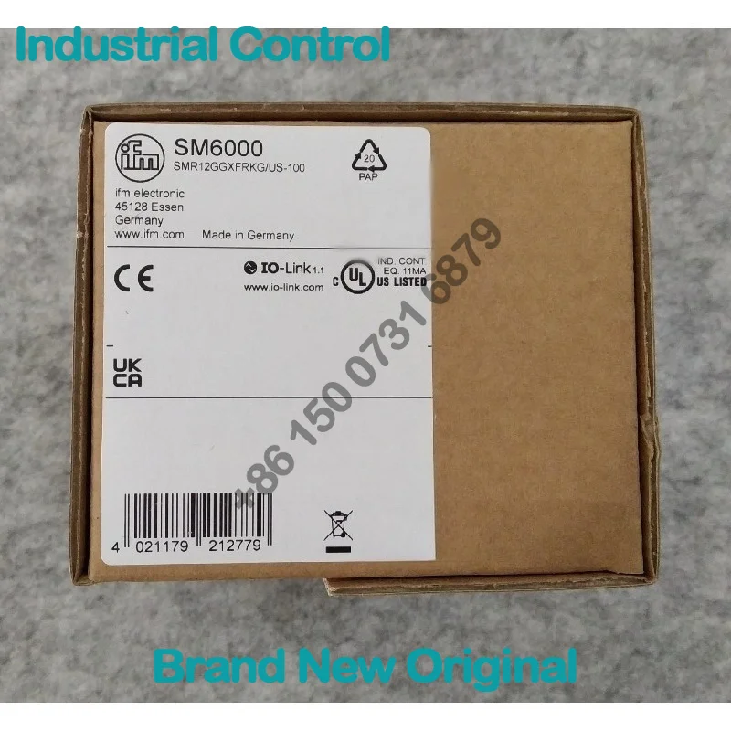 IFM, SM6000, electromagnetic flowmeter, liquid flow monitoring DN15