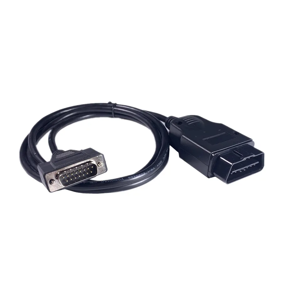 OBDIICAT 1m CAR OBD2 Male To DB15 Male OBDII Extension Diagnostic Tool Cable