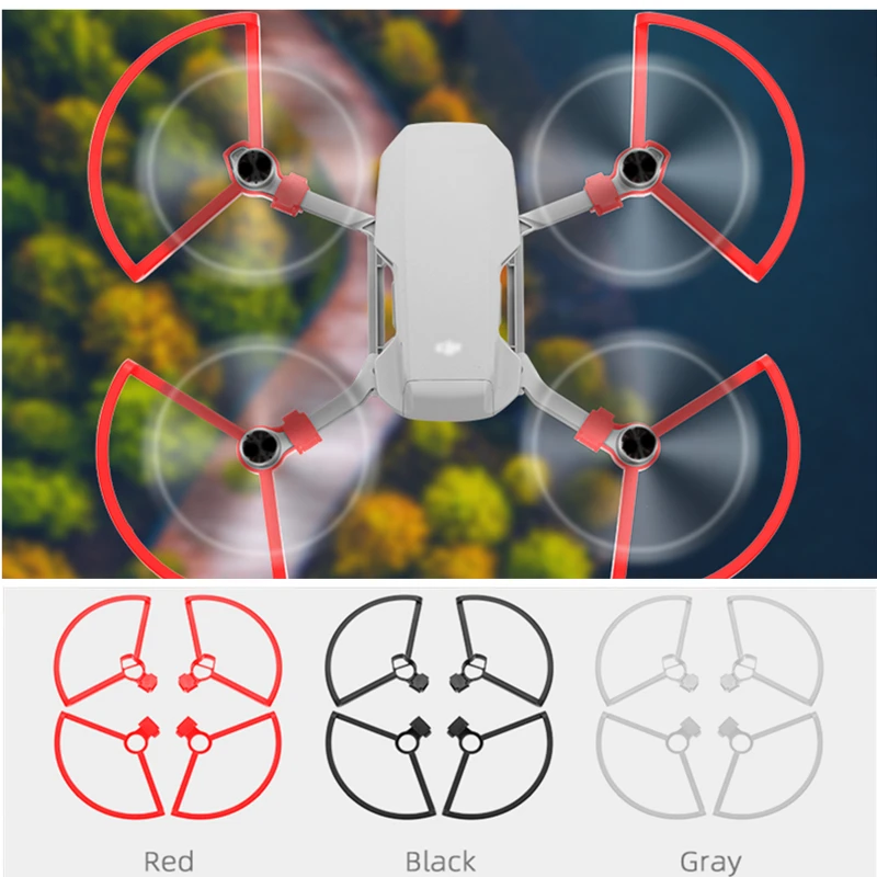4 قطعة الإفراج السريع المروحة الحرس ل DJI Mavic Mini 2/SE الدعائم شفرة حامي حلقة غطاء واقية عدة ملحقات طائرة بدون طيار