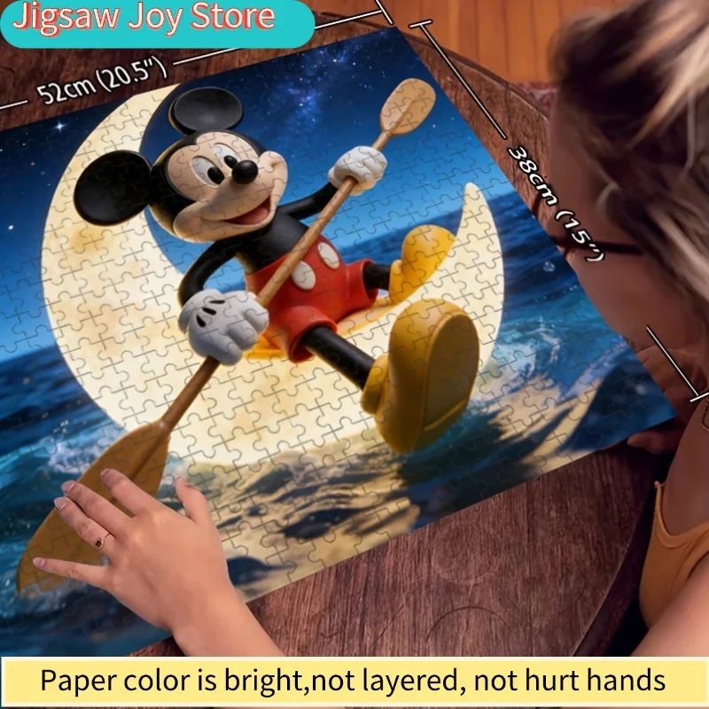 ดิสนีย์ ดิสนีย์ สติทช์ และมิกกี้ โฮม เดคคอร์ ไพรント |   จิ๊กซอว์พัซเซิล เหมาะสำหรับการเล่นเกมปริศนาสำหรับผู้ใหญ่ คริสต์มาสและฮอลีที่สมบูรณ์แบบ