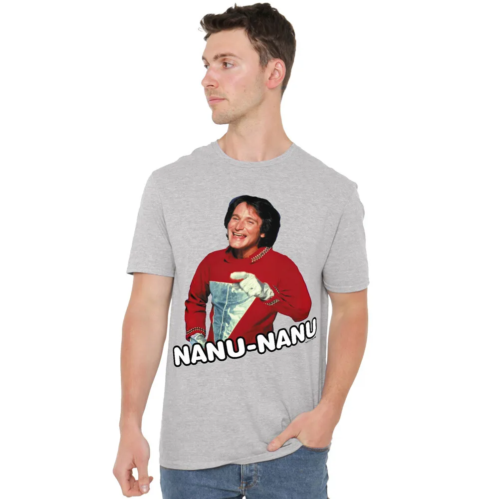 Mork & Mindy Catchphrase T-Shirt S-2XL, Athletic Heather Mork & Mindy Catchphrase T-Shirt S-2XL, Athletic Heather