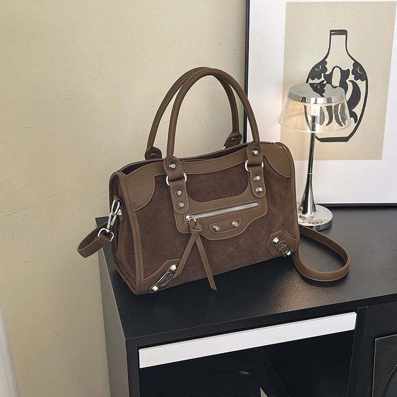 

Classic Elegant Leather Messenger Bag For Ladies, Women Crossbody Shoulder Handbag, Popular Luxury Brand By Designer