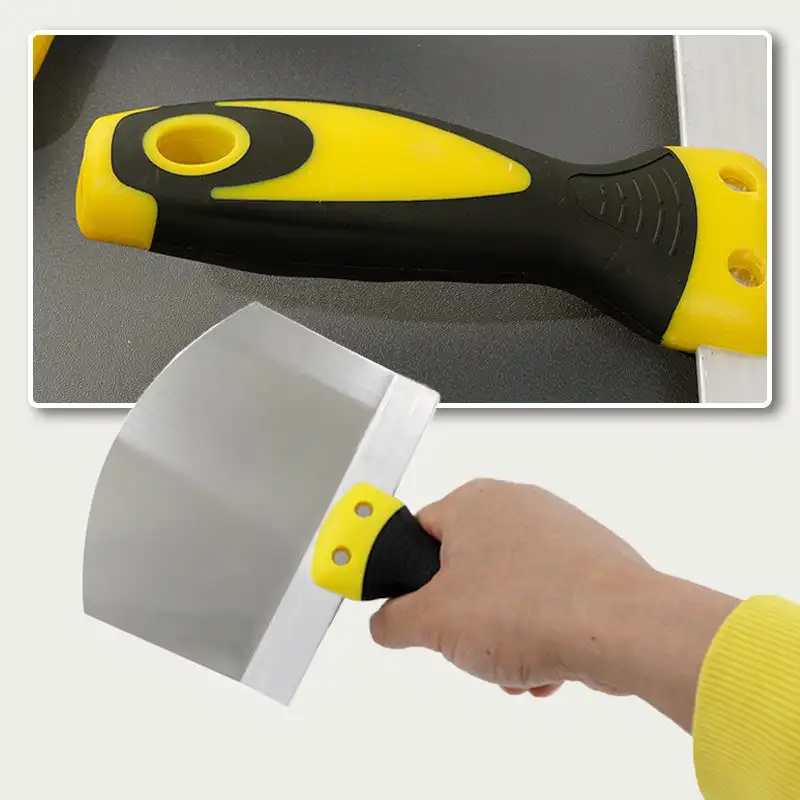 Imagem -05 - Arc-shaped Putty Knife Espátula de Enchimento de Tinta Home Raspador Ferramenta Construction Worker Tool Aço Inoxidável