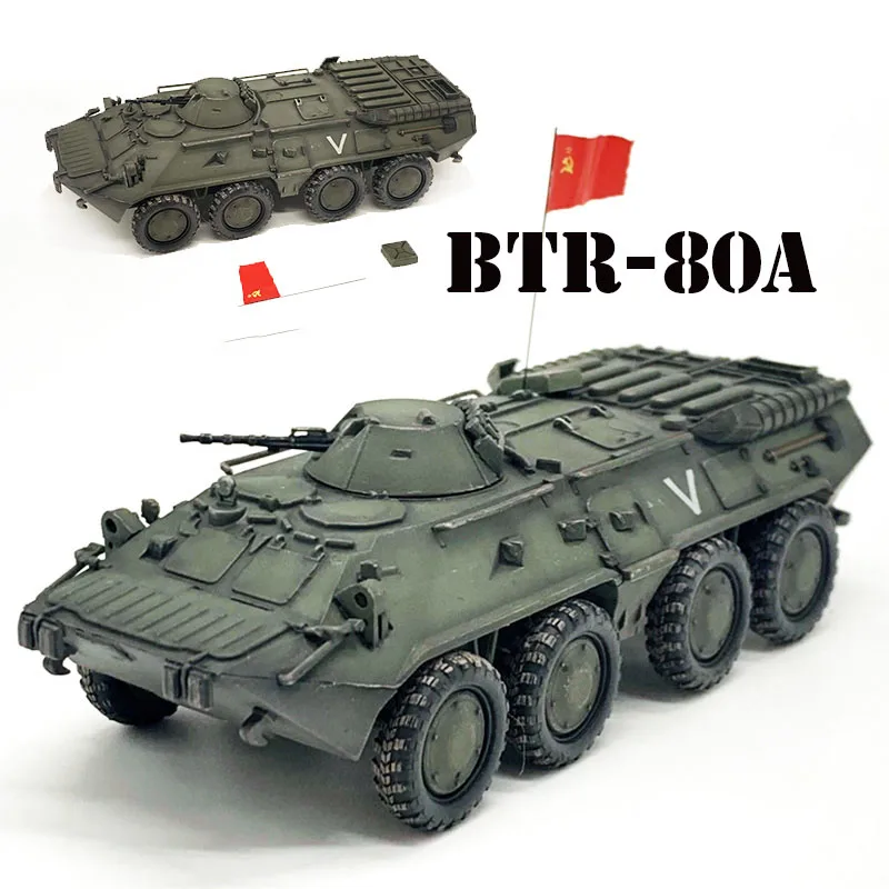 

1/72 Scale Russian Special Operations BTR80 Armored Vehicle BTR-80A Delivery Vehicle Plastic Model