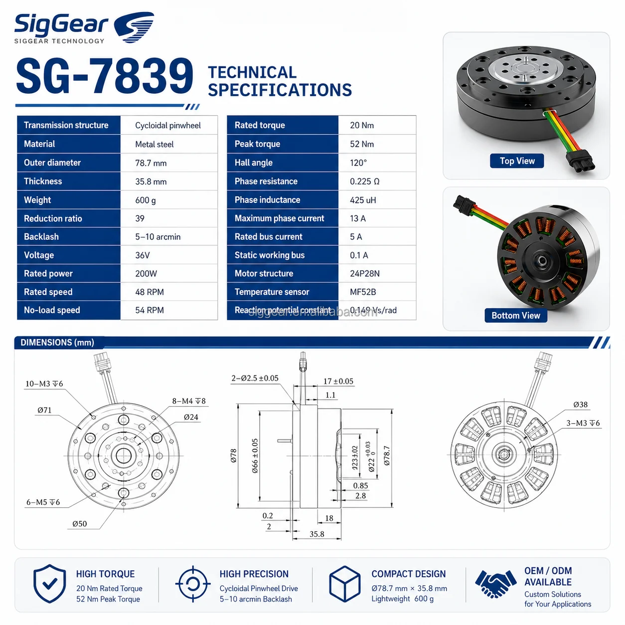 Высокоточный циклоидальный мот – обзор и цена Cycloidal Reducer Bldc Motor
