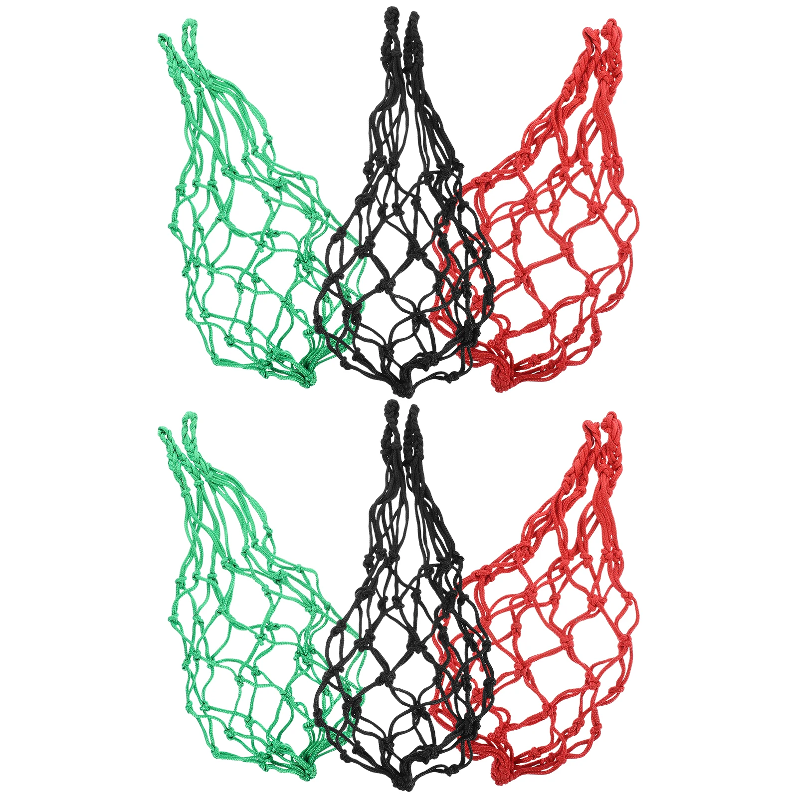 

6Pcs Chicken Feeding Net Bag Sturdy Mesh Nylon Bag for Poultry Vegetable and Fruit Storage Chicken Feeder Bags