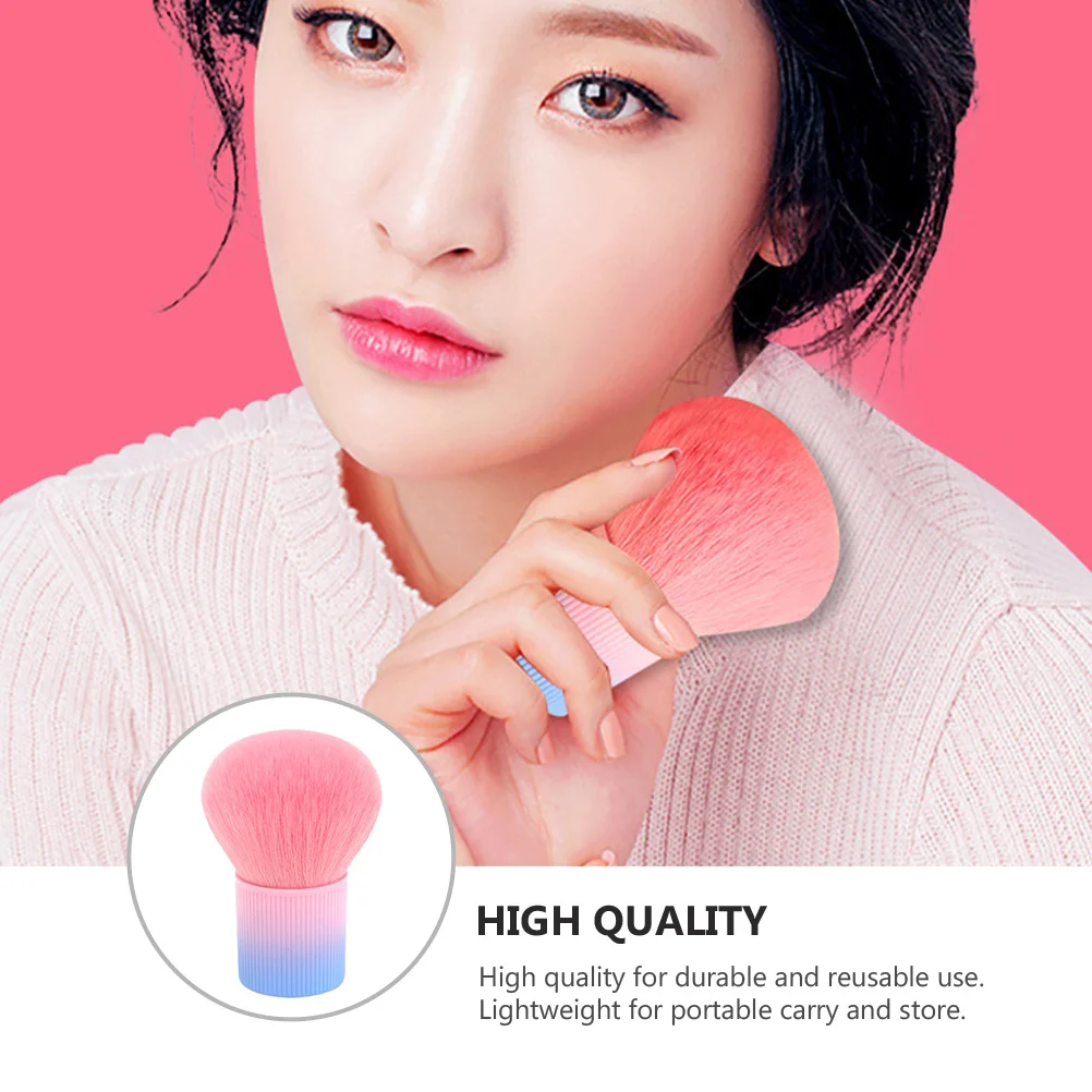

Mushroom Shape Makeup Brush Loose Powder Foundation Brush Dense Soft Face Powder Applicator Tool