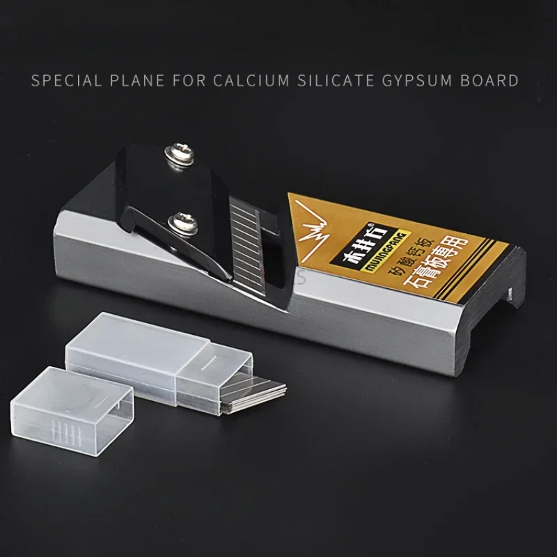 Alumínio Gesso Placa Plaina Carpintaria Plana Plano Quadrado Drywall Borda Chanfro Carpintaria Gesso Cartonado Cortador Ferramentas Novo
