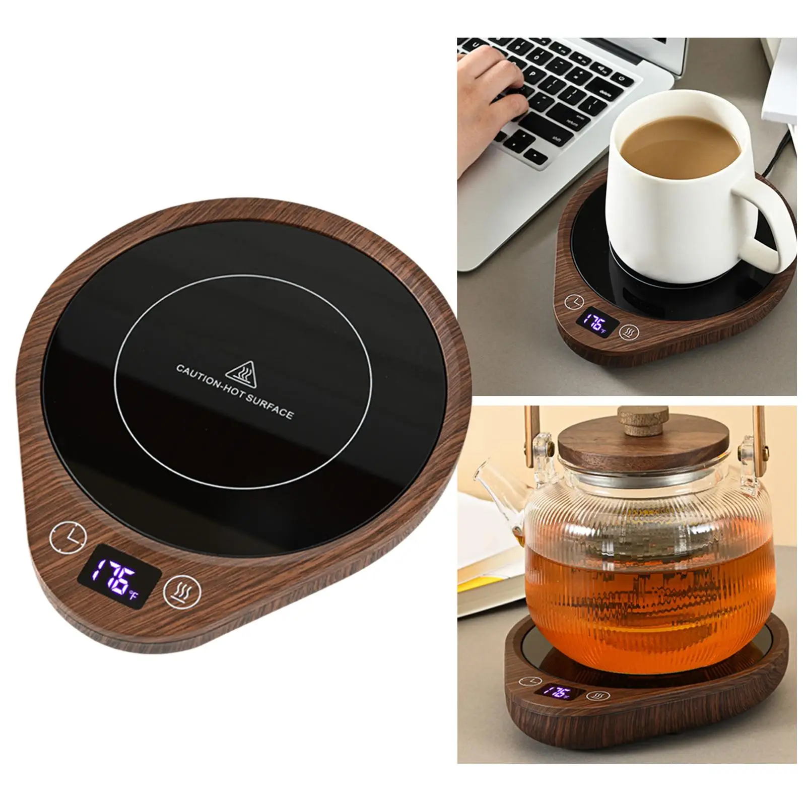 

Coffee EU Plug Thermostat Coasters Beverage Warmers Cup Warmer Coaster for Espresso