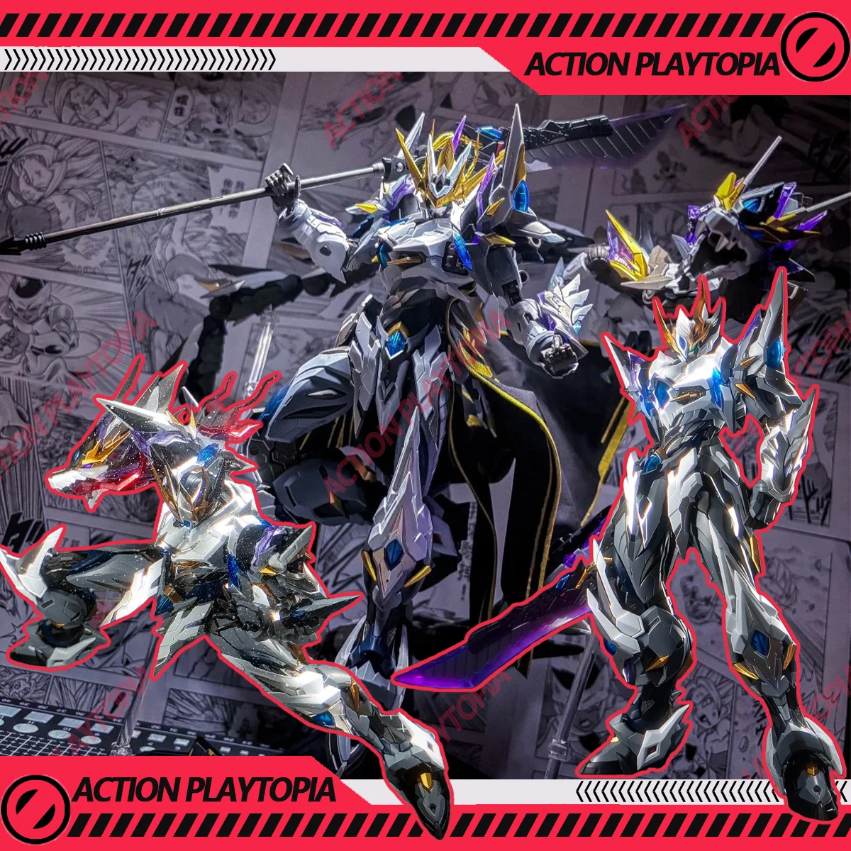 Motor Nucleaire Model MNP-XH03W 1/100 AOBING WEIWU Kleur MG Assembly Action Figure Kit Mecha AOBING Legering Skelet Collectie Speelgoed