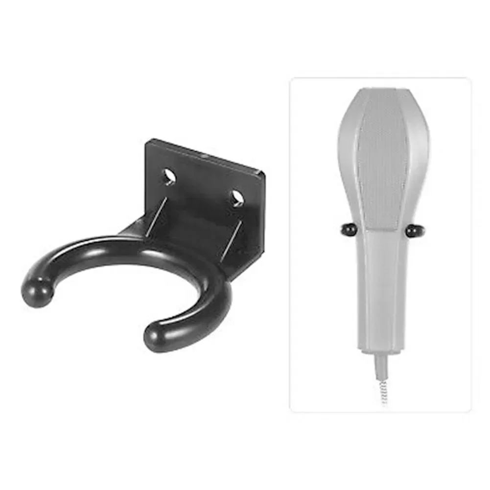 Microphone Hanger Plastic Wall Mounted Mic Stand Holder Hook Rack Bracket Black Microphone Holder Home Mic Stand Parts