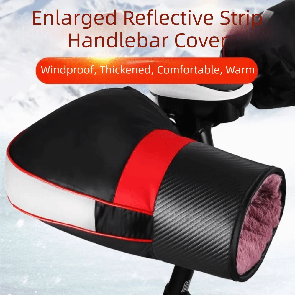 waterproof-motorcycle-handlebar-gloves-windproof-universal-handlebar-muffs-with-reflective-strips-durable-winter-cycling-gloves