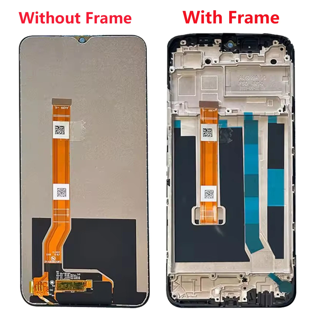 Pantalla For Oppo A17 CPH2477 LCD Display A17k CPH2471 Screen Full With Frame Touch Panel Digitizer Replacement Repair Parts