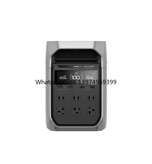DELTA 3 MAX PLUS Series 1800w UPS Portable Power Station Solar Generator Charging Station