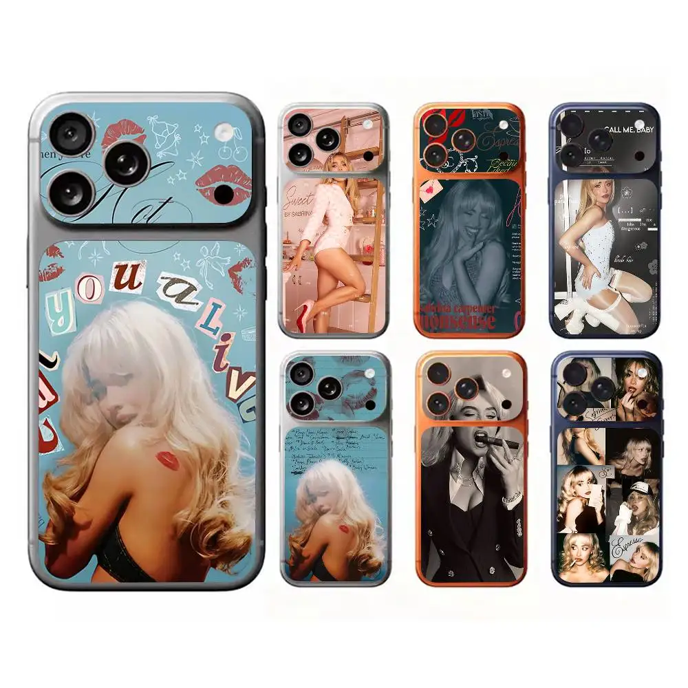 

Singer S-Sabrina C-Carpenter Skin Sticker For IPhone 17Pro/Pro Max Decal Protective Film For Back, Frame, Camera(Not Phone Case)