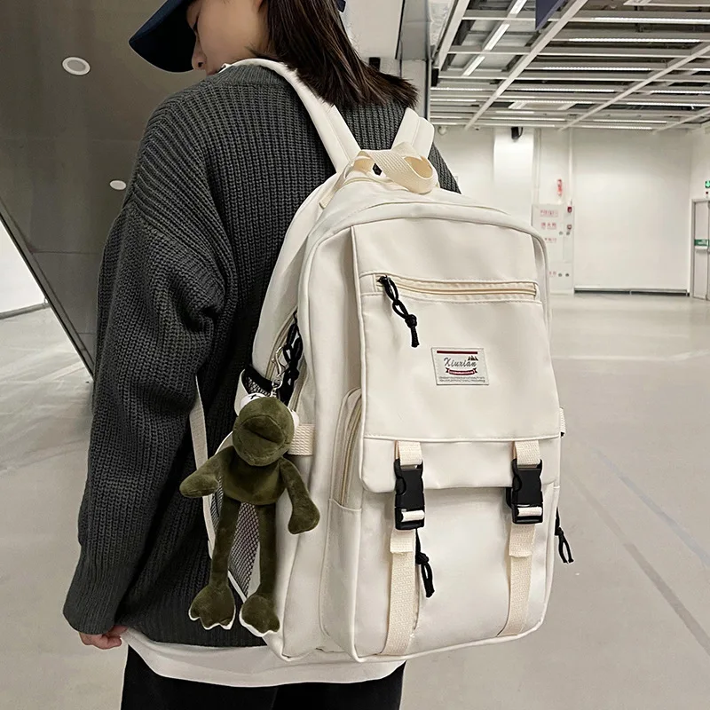 Fashion Girl College School Bag Casual New Simple Women Backpack Book Packbags for Teenage Travel Shoulder Bag Rucksack Mochila