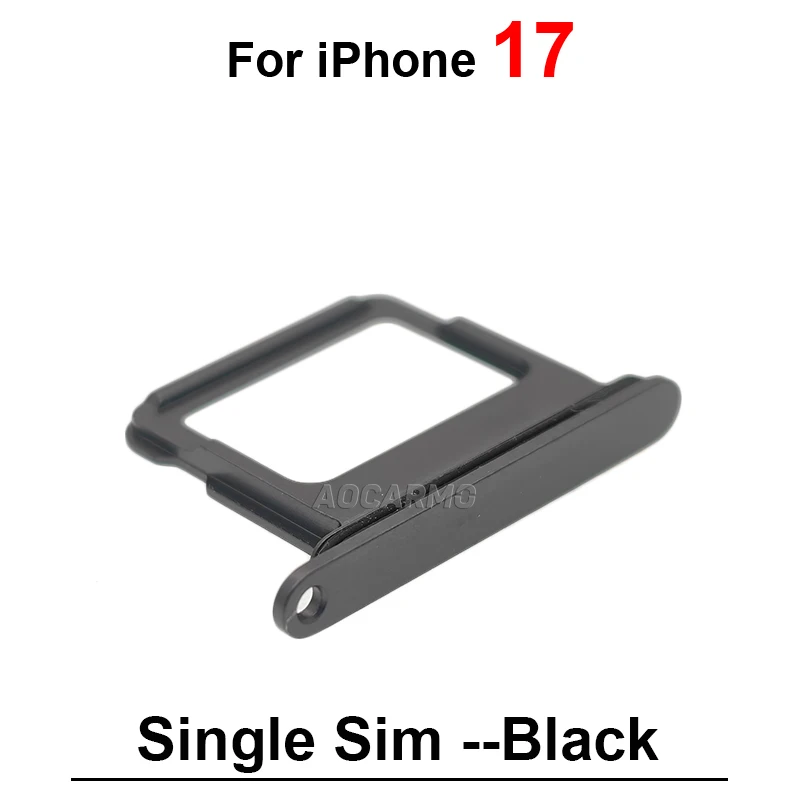 For iPhone 17Pro 17 Pro Max Dual SIM Card Single Sim Tray Holder