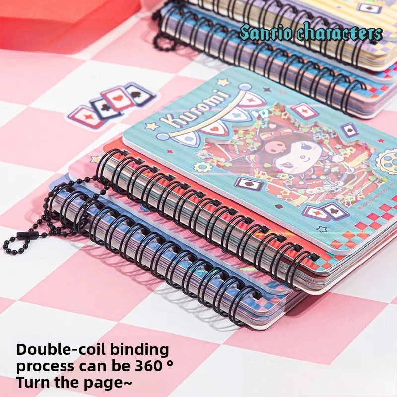 Sanrio Pocket Spiral Notebook Cute Cartoon Design Memo Notepad for Journaling Note Taking Creative Planning and Daily Use