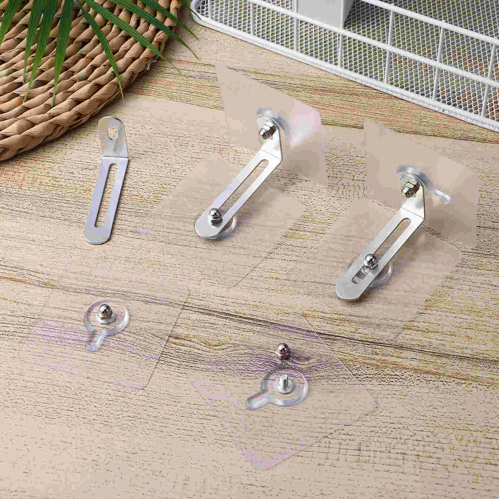 12 Pcs Furniture Safety Anchor Cabinet Holder Dresser Coat Hangers Wall Suite Anti Tip Anchors Secure to Hooks