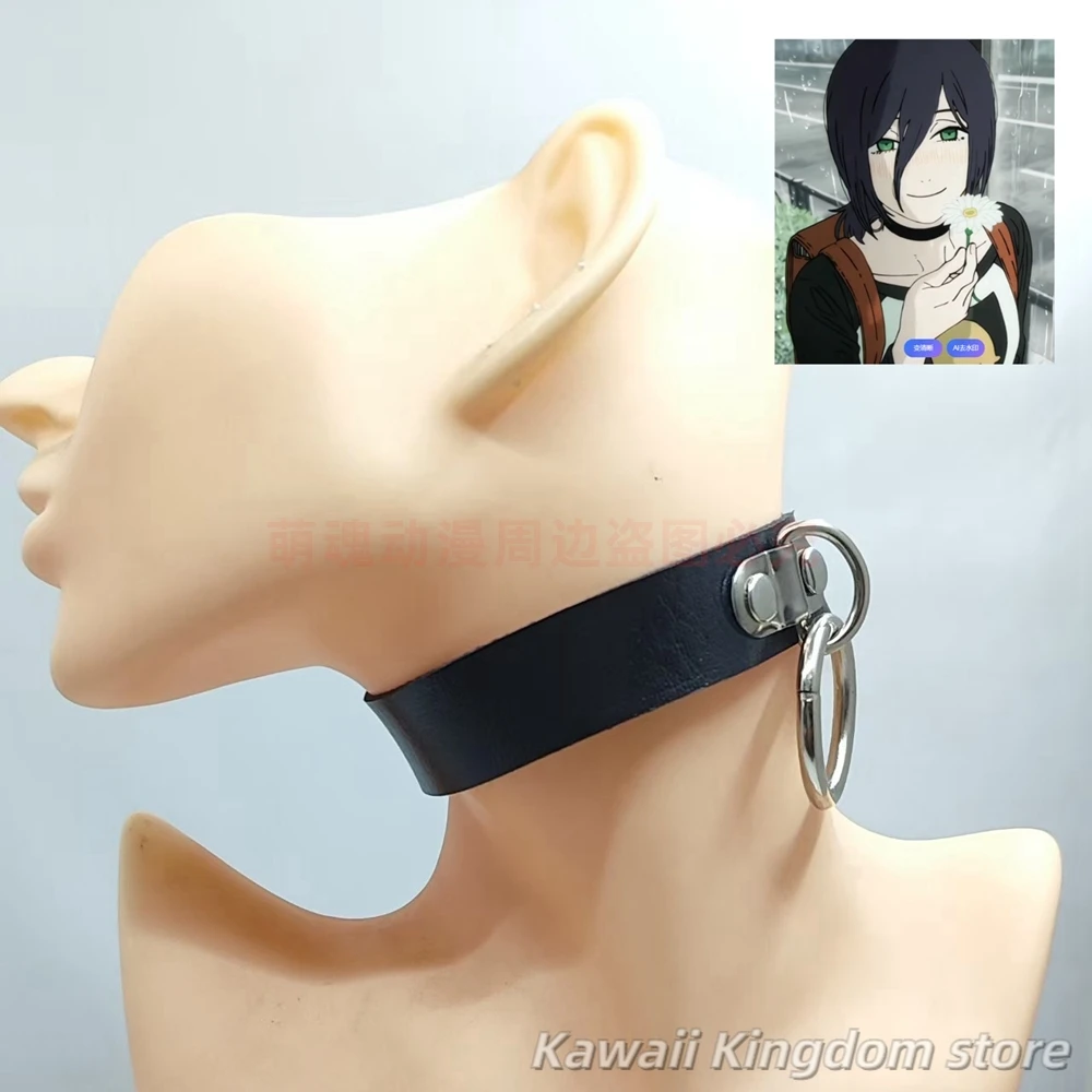 لعبة المنشار رجل Reze أنيمي تأثيري طوق مع حلقة هالوين التميمة طالب ملحق المشجعين هدية