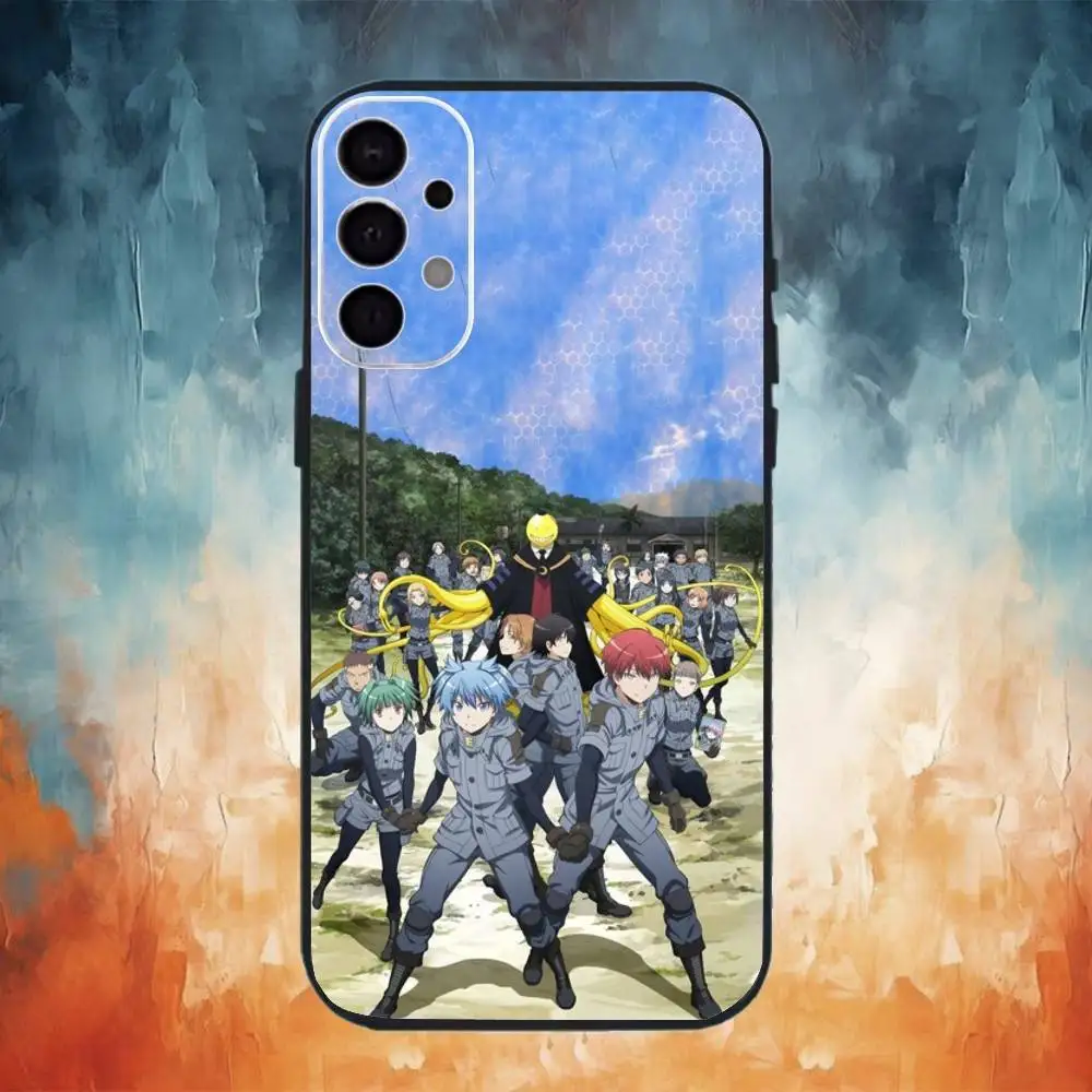 Custodia per telefono A-Assassination Classroom per Samsung S25,S24,S21,S22,S23,S30,Ultra,S20,Plus,Fe,Note,10.9,5G Cover nera