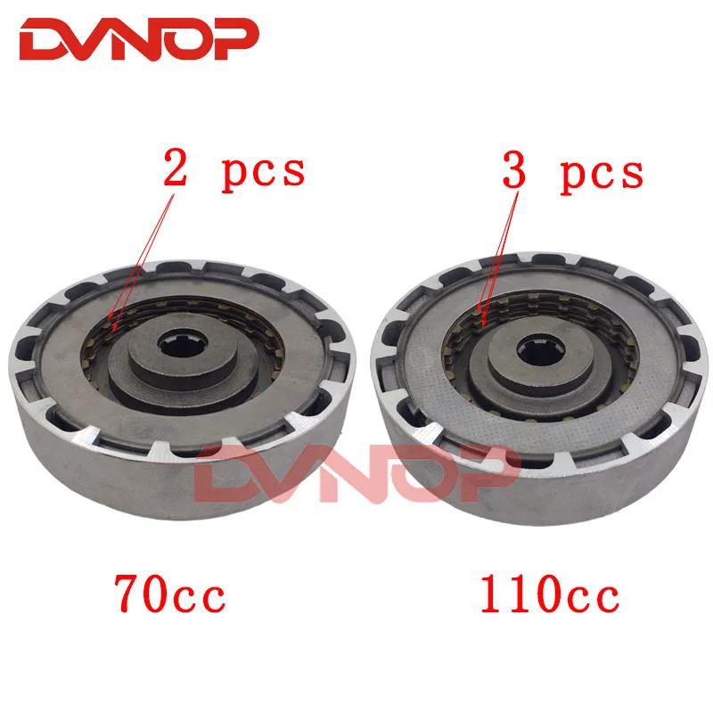 18T Complete Manual Clutch Assembly 70cc 110cc 125cc 110 Clutch Pad For PIT Bike Trail Dirt Quad ATV Thumpstar Dune