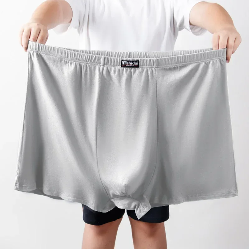 3XL 7XL 8XL 10XL Big Size Boxer Shorts Men Underpants Plus Male Cotton Breathable Panties Dad Gift Loose Comfortable Underwear