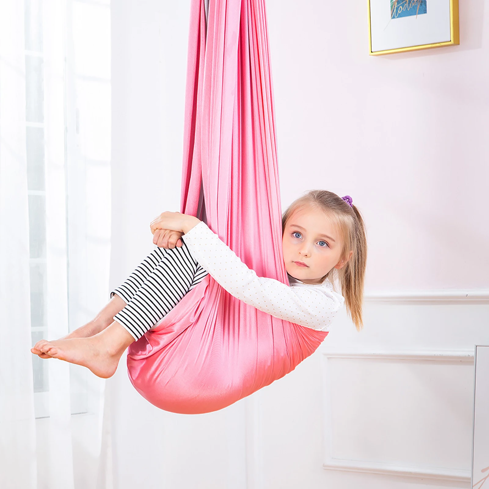 Indoor Sensory Swing For Kids Indoor Hammock Indoor Swing For Autisms ADHD And Sensory Processing Disorder Kids Soothing Sensory