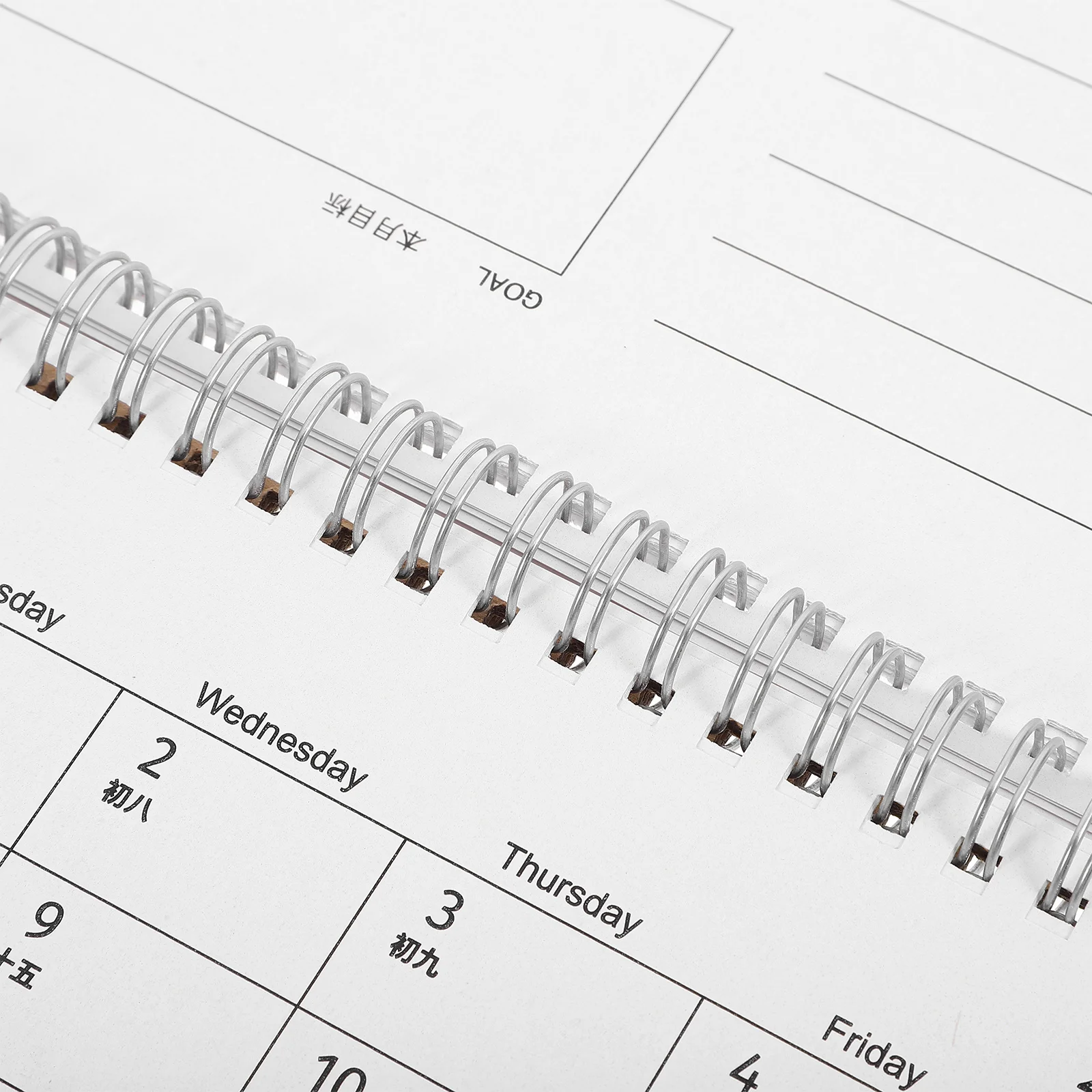 Desk Calendar Thick Paper Foldable Stand Up Planner For Home Office Small Desktop Flip Monthly Calendar Standing Daily Desk