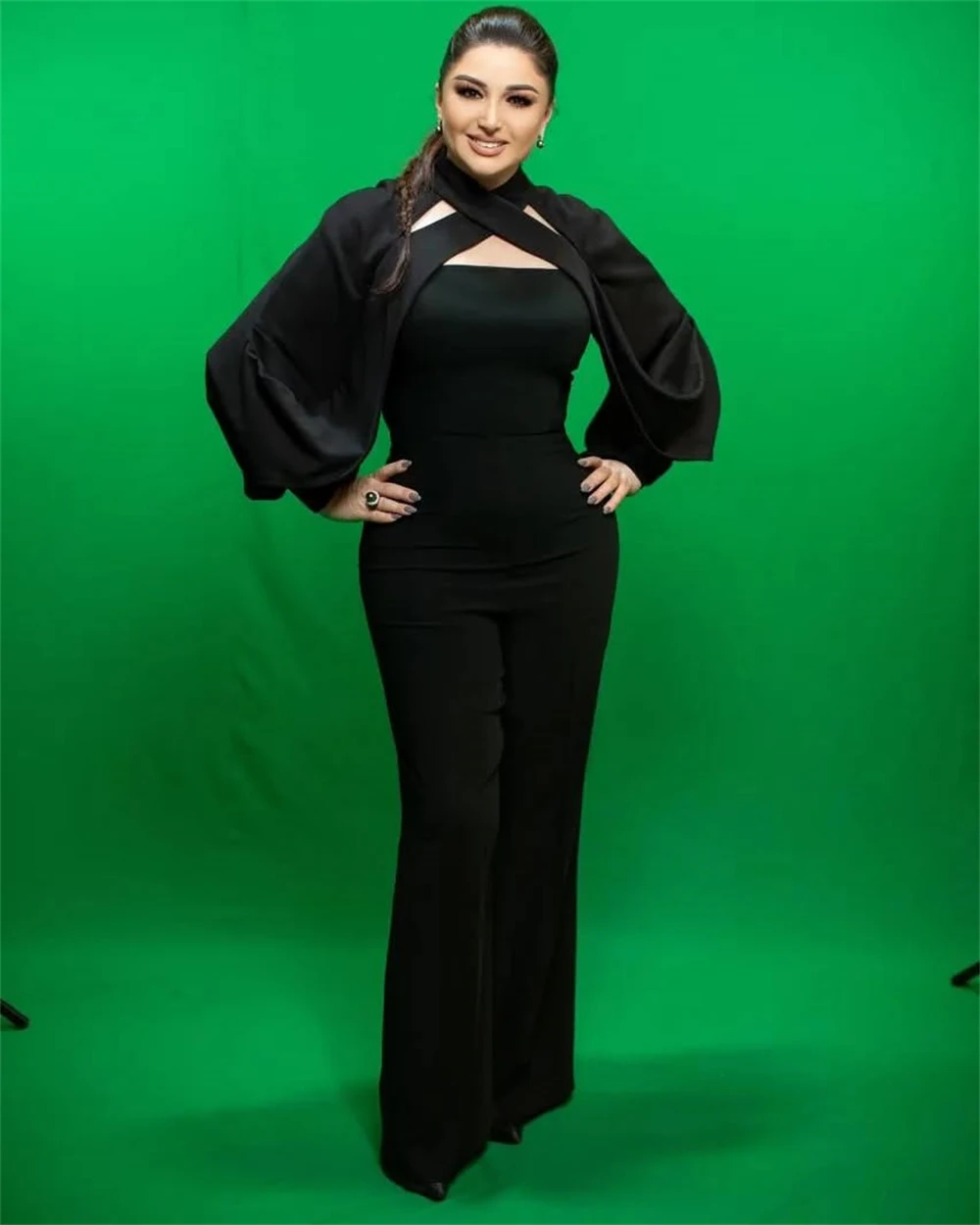 Maßgeschneidertes Abendkleid aus klassischem schwarzem Jersey, trägerlos, schulterfrei, Ballkleider, einfache knöchellange Kleider für besondere Anlässe