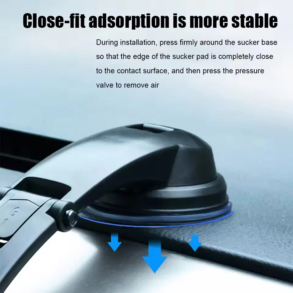 Strong Sucker Car Tablet Holder Mount for Samsung Galaxy Z Fold 4 3 2 IPhone IPad Mini Air GPS Stand Soporte Tablet Coche view 6