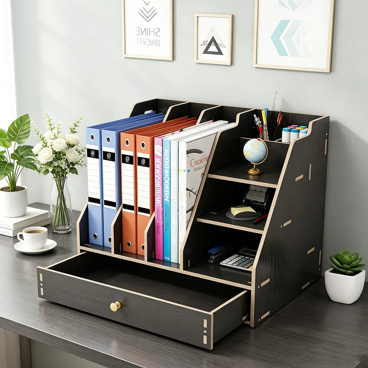 wood-desktop-file-organizer-with-drawer-multi-compartment-desk-storage-for-office-home