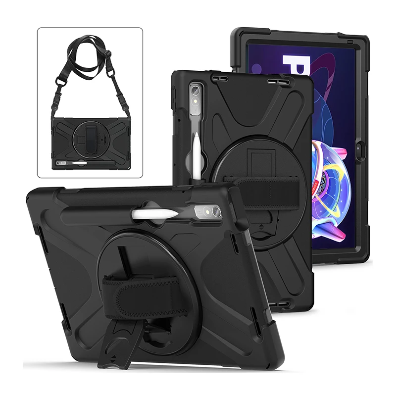 

Heavy Duty Shockproof Case For Lenovo XiaoXin Pad Pro 11.2 inch P11 Pro Gen 2 TB-132FU 2022 Tablet Kickstand Silicon Cover Cases