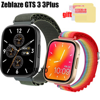 Band For Zeblaze GTS 3 Plus Strap Smart Watch Nylon Adjustable Soft Bracelet FOR Women Men Belt Screen protector film