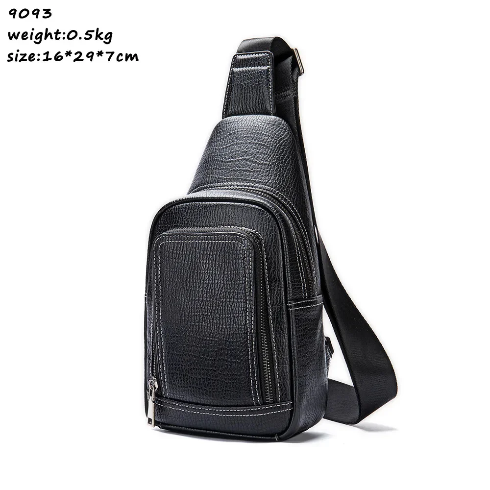 

Vintage Men's Chest Bag Male Shoulder Husband Crossbody Messenger Sling Genuine Leather Waist Pack My Orders