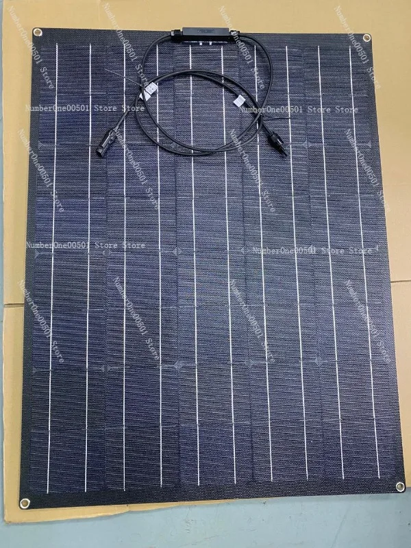 100 semi-flexible monocrystalline solar panels, RV outdoor solar storage system power generation panels