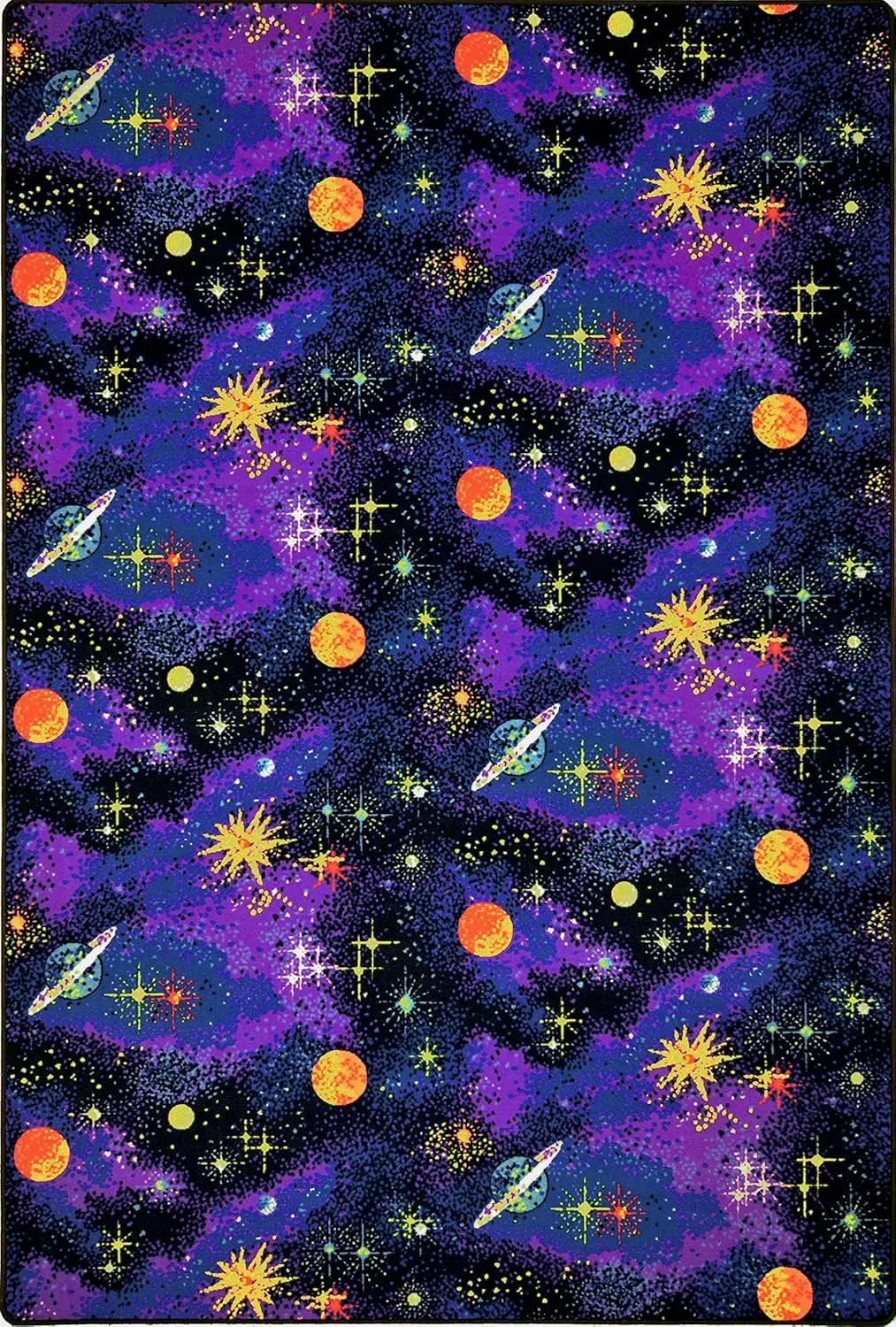 Fluorescent Space Explorer 12' X 7'6