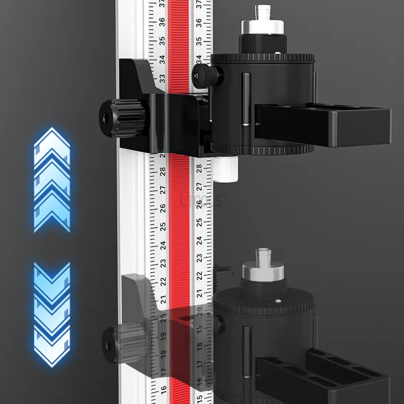 Multifunctional Level Bracket Tools Move Fine Tune Rotate Precise Positioning Level Instrument Hang Bracket Lifting Support Rod