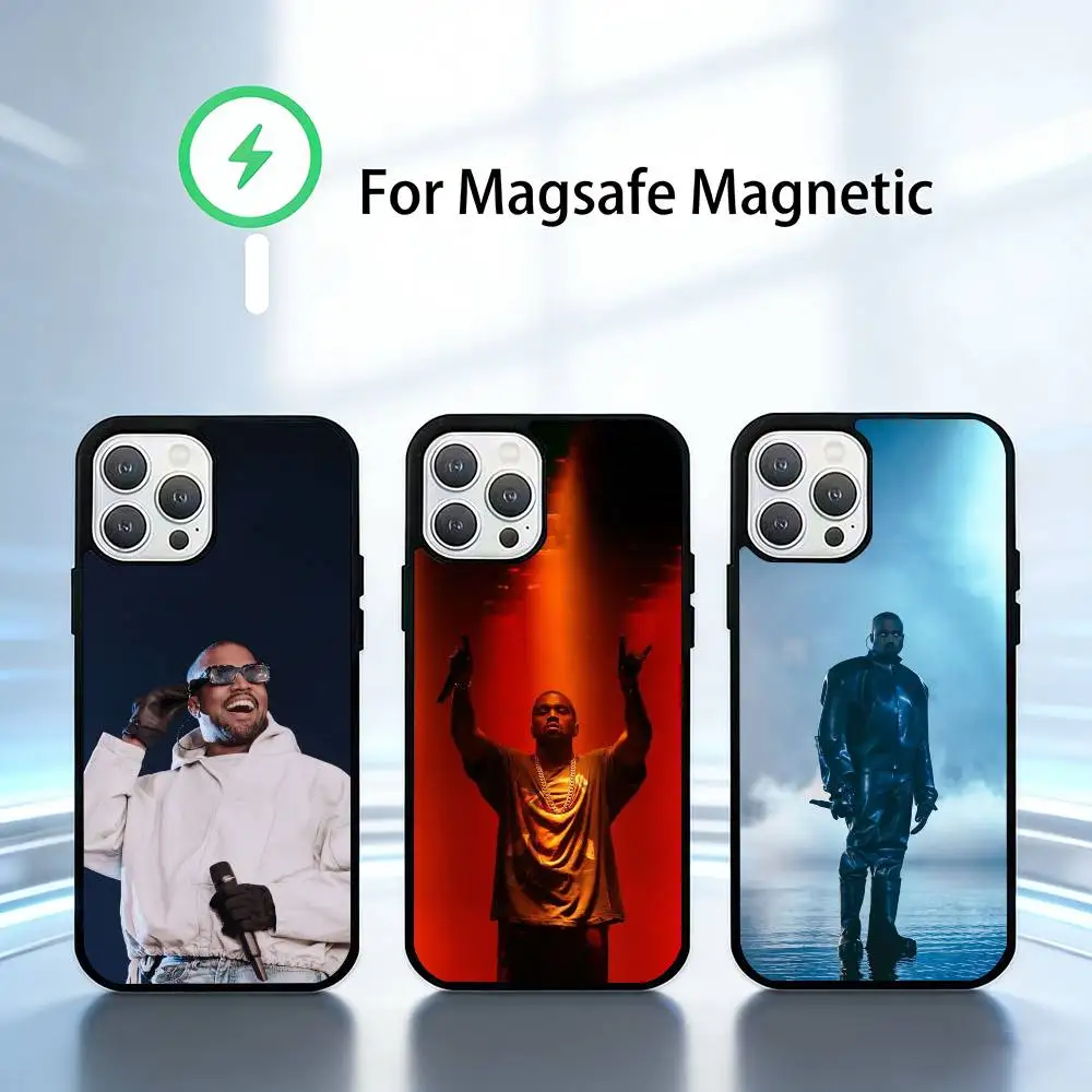 

Singer Kanye West Ye Phone Case For iPhone 14,16,15,13,17,12,Plus,Pro,Max Magnetic For Magsafe Frosted Cover