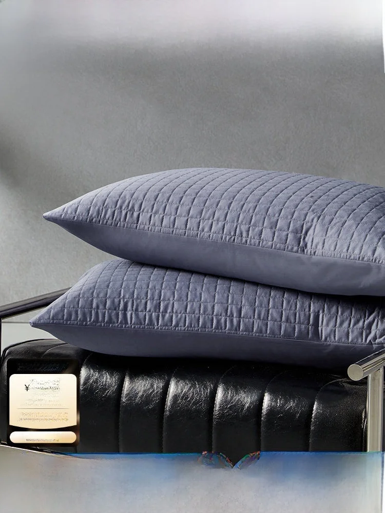 Mercury Home Textiles Waterproof Cotton Pillowcases Matching Set  Color Rectangle Shape Non-Disposable Household Use