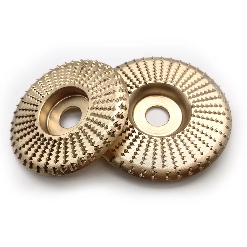 1pc Plat-Arc Wood Grinding Polishing Wheel Rotary Disc Sanding Carving Tool Abrasive Disc Tools for Angle Grinder 4 inch Bore