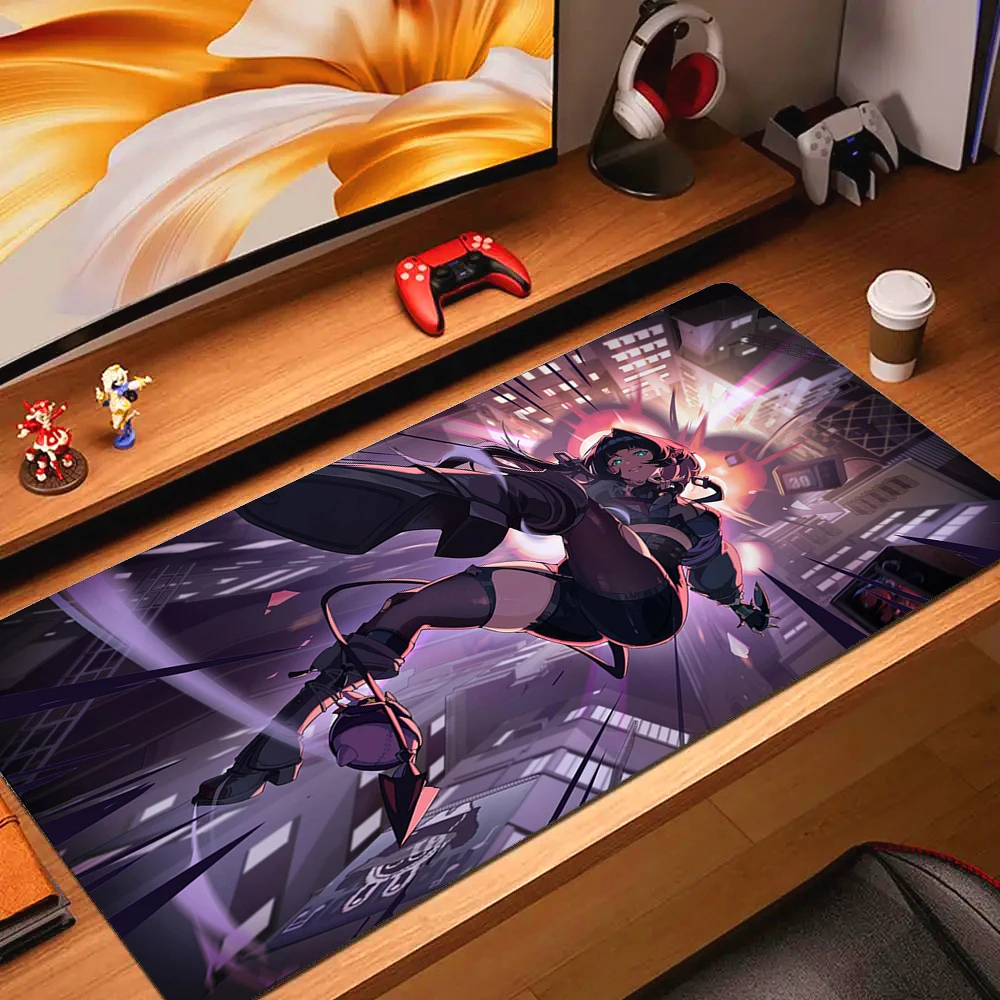 뜨거운 판매 항목 Zenless Zone Zero Jane Doe HD 고화질 전자 스포츠 매트 데스크탑 대형 게임 액세서리 마우스 패드 XXL