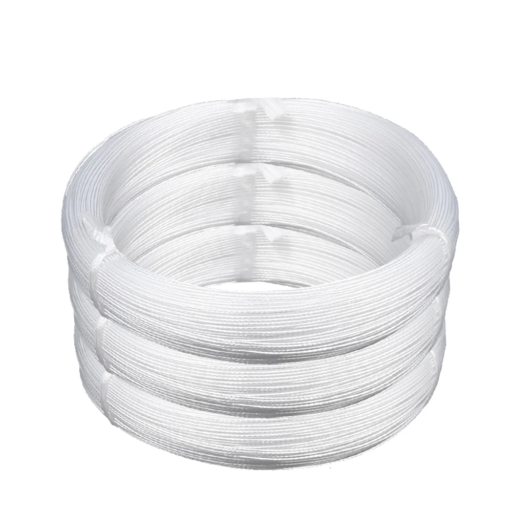 5M/10M PTFE Silver Plated Wire 10AWG - 26AWG High Purity OFC Electronic HiFi Audio Speaker Headphone DIY Signal Copper Cable