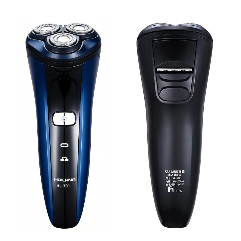 Rechargeable Cordless Shaver Portable Electric Shaver Fully Waterproof Type-C Fast-charging Trimmer Ideal for Business Travel