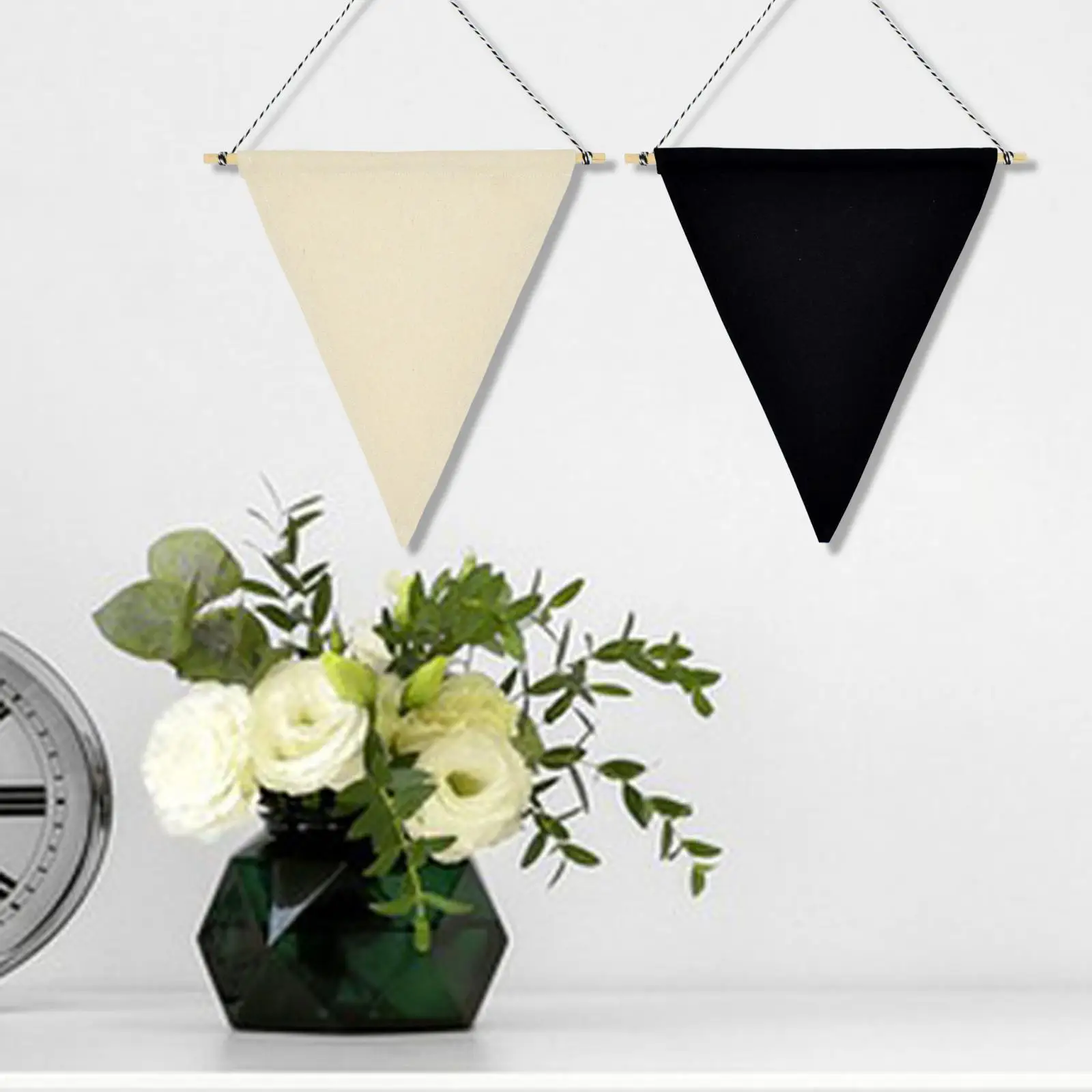 

Collection Storage Holder Wall Hanging Brooch Pin Display Organizer Enamel Pin Triangle Banner for Party Closet Housewarming