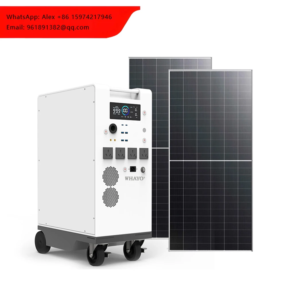 

Портативная электростанция Whayo 5120Wh, универсальная батарейная система ESS, домашняя солнечная станция с выходной мощностью 5 кВт переменного тока