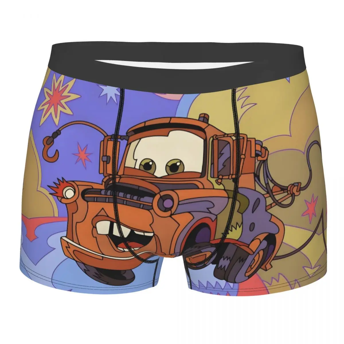 

Custom Lightning McQueen Boxers Shorts Mens Cars Anime Briefs Underwear Fashion Underpants